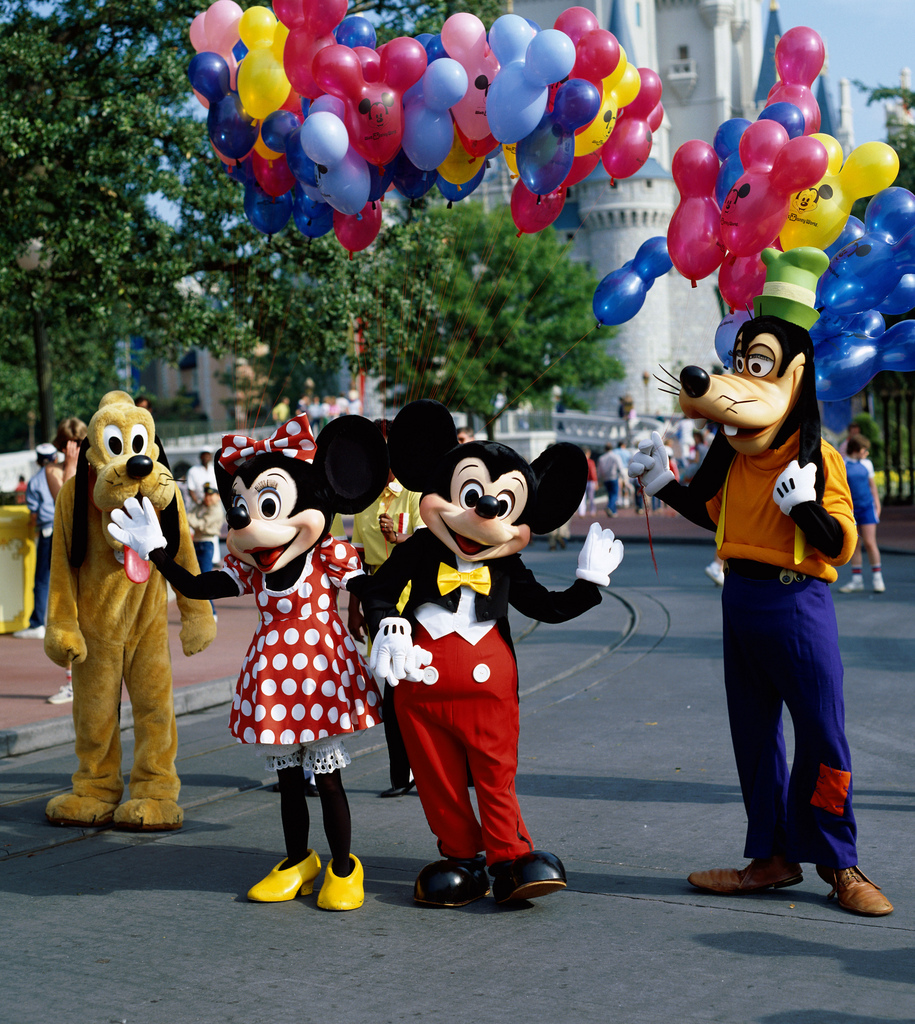 Mickey Mouse et compagnie à Disney.