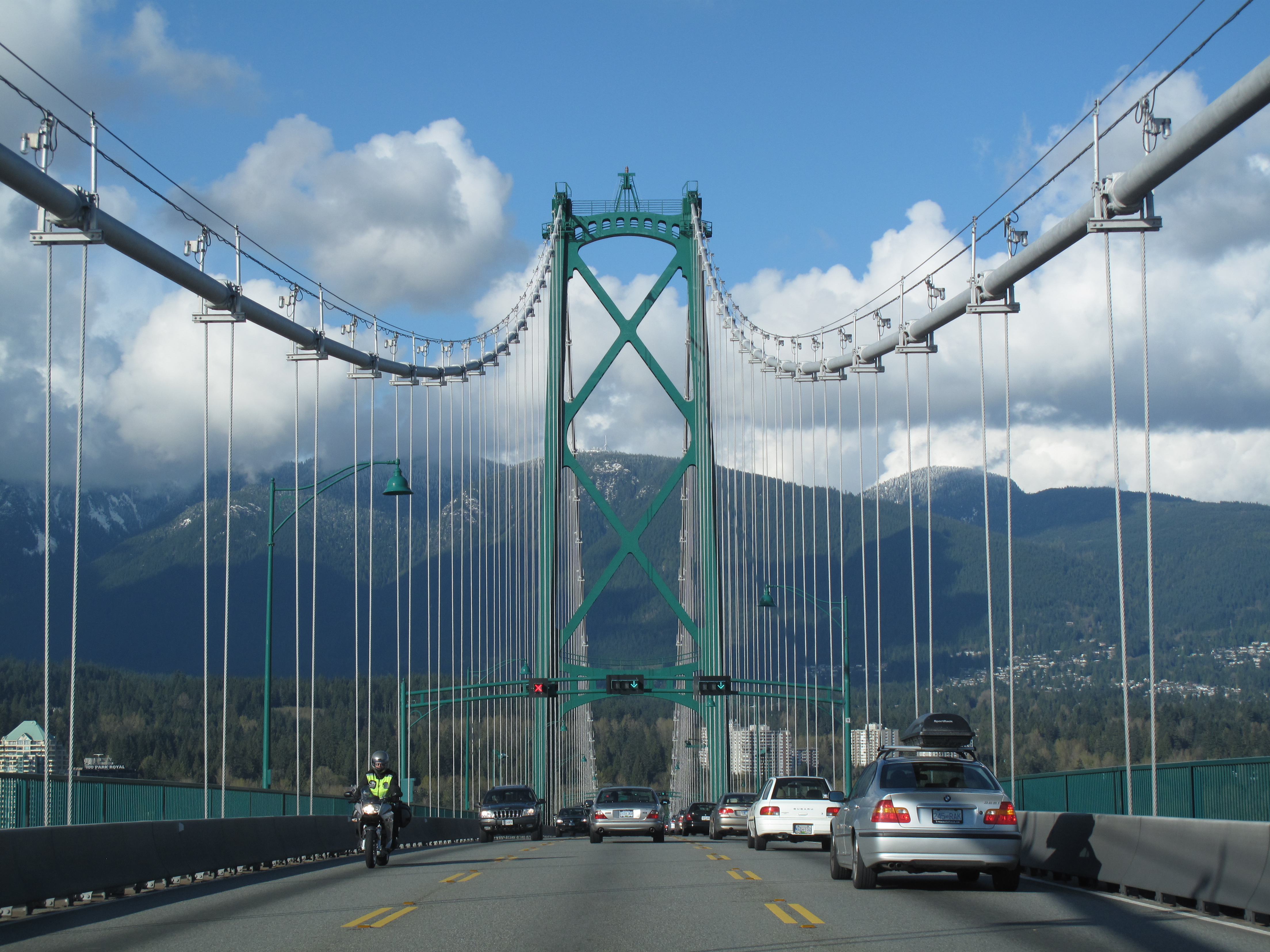 Pont à l'entrée de Vancouver 