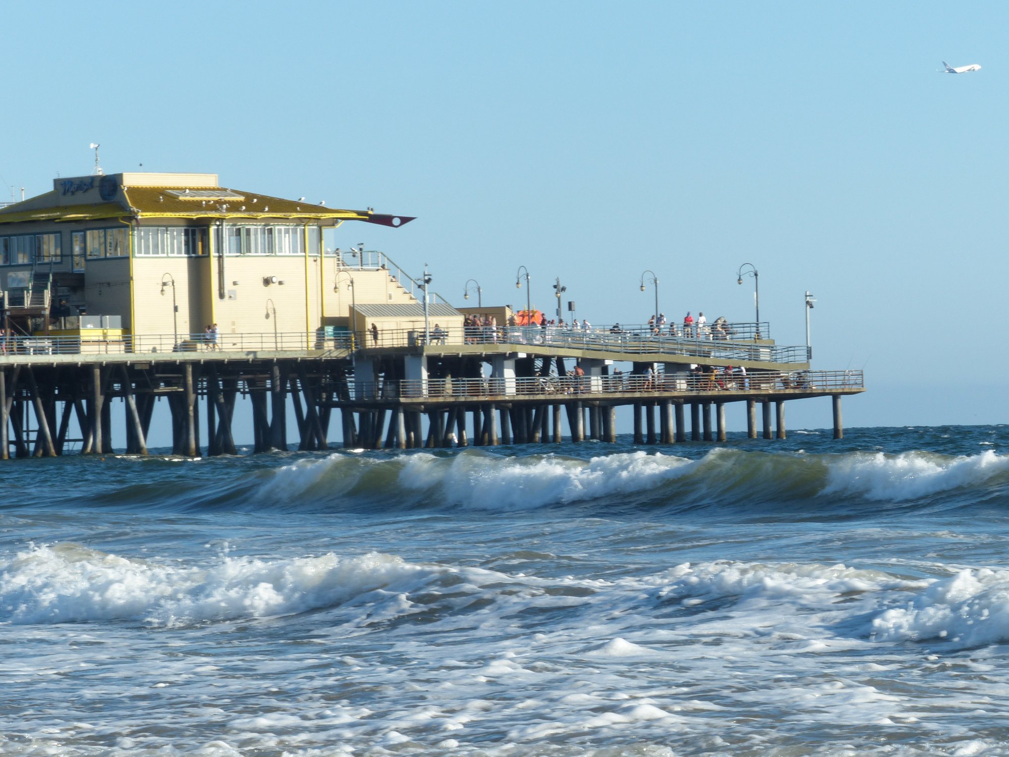 Vue sur le pier de Santa Monica